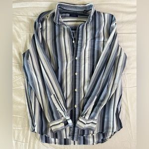 Men’s Club Room L striped dress shirt